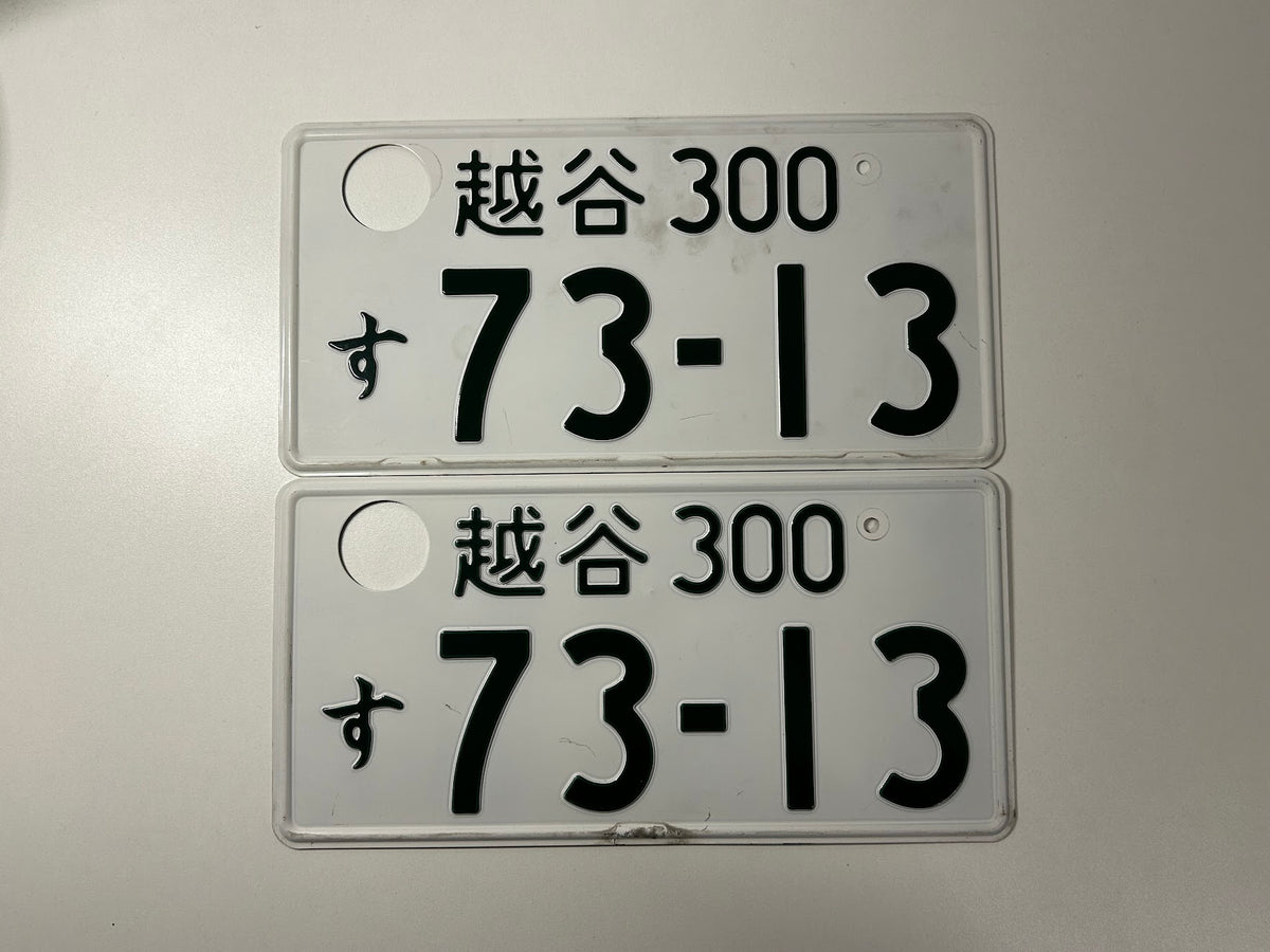 73-13 License Plates