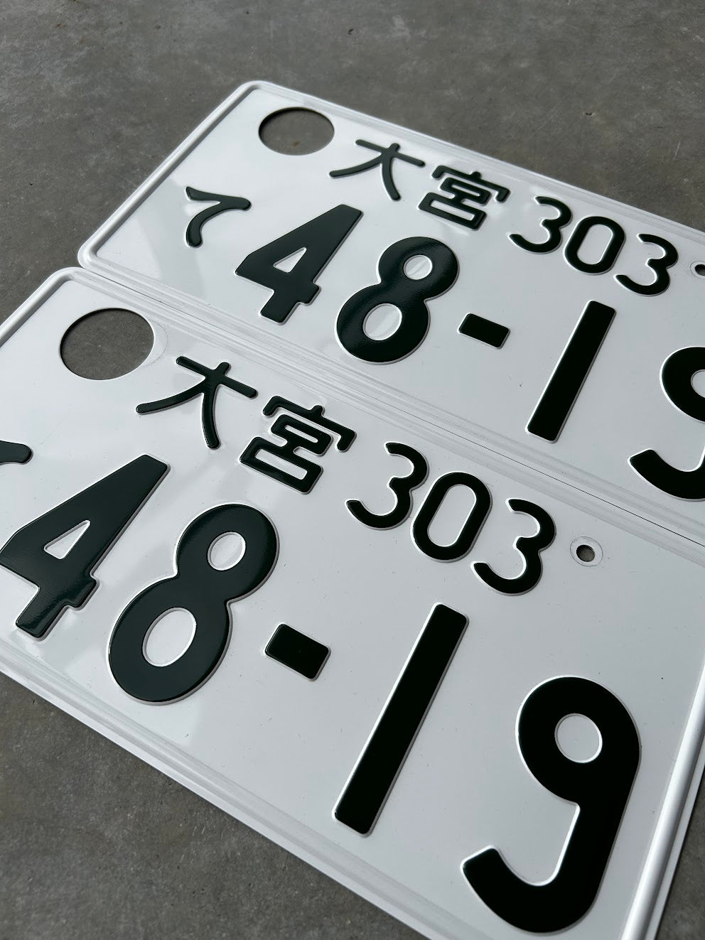 48-19 License Plates