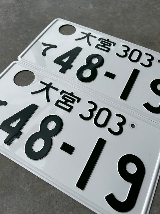 48-19 License Plates