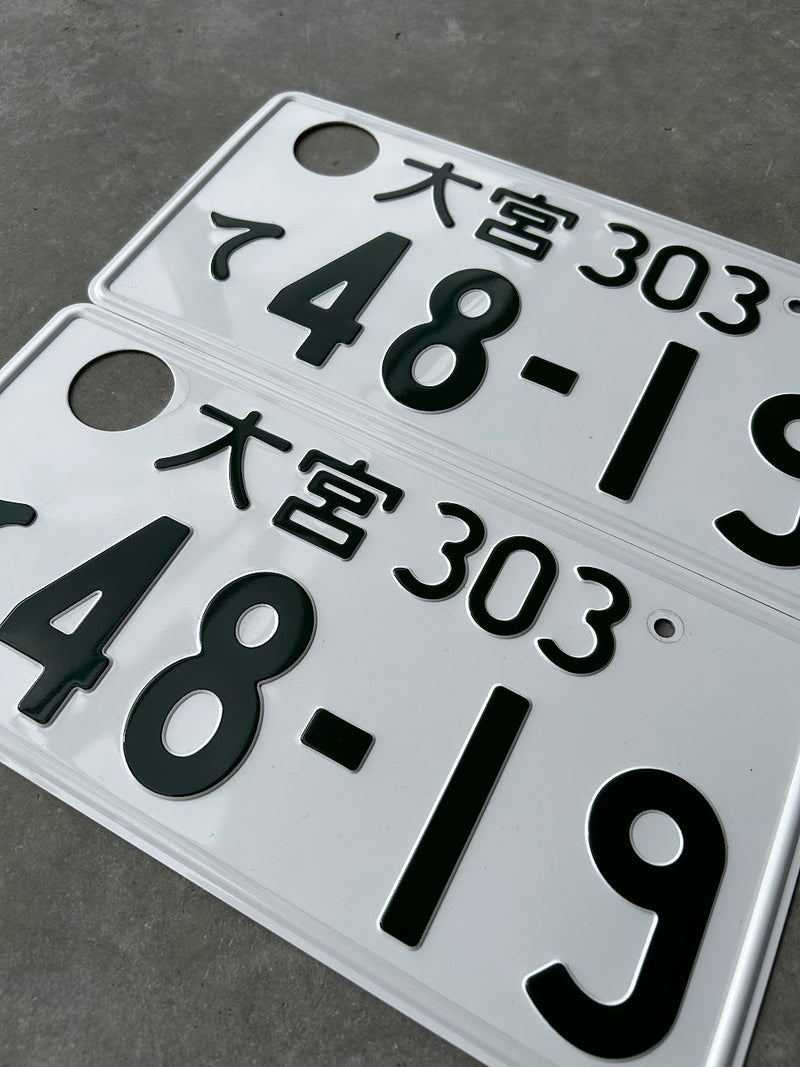 48-19 License Plates