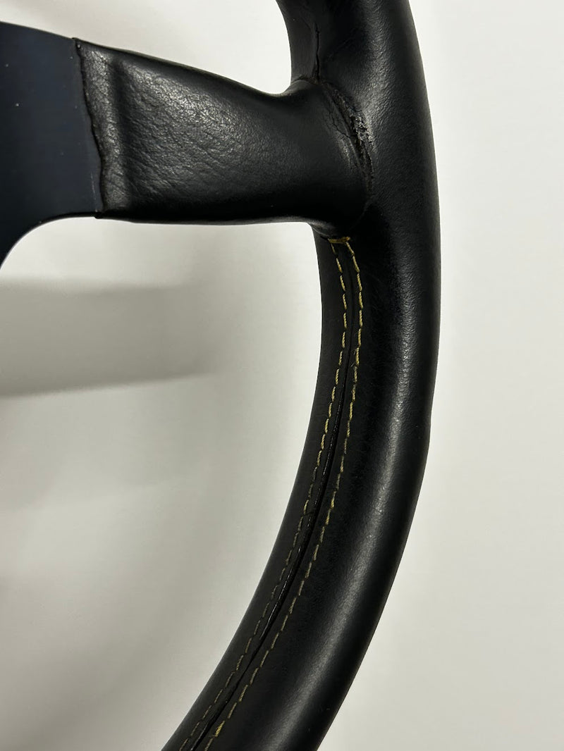 Momo Leather 340mm Yellow Stitching