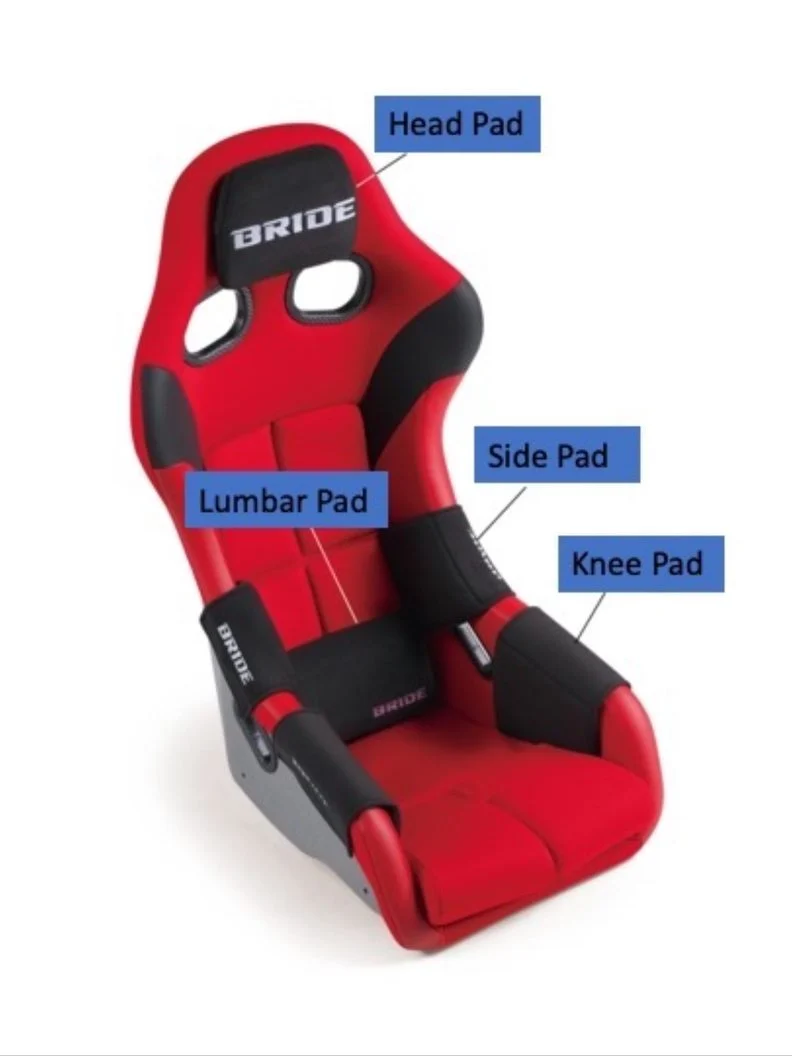 BRIDE Seat Cushion Pads